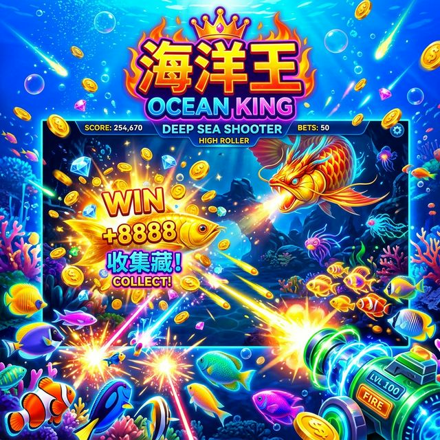 Ocean King Fish multiplayer arcade game